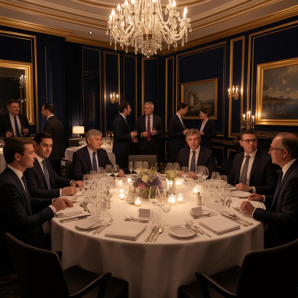 Jantar de relacionamento institucional